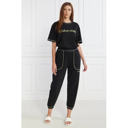Bluzka damska Calvin Klein Underwear z okrągłym dekoltem
