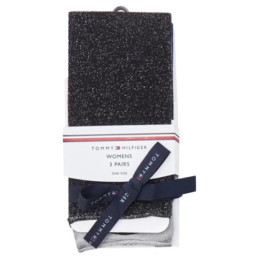 Tommy Hilfiger Skarpety 3-pack GLITTER GIFTING Tommy Hilfiger OS promocyjna cena Gomez Fashion Store