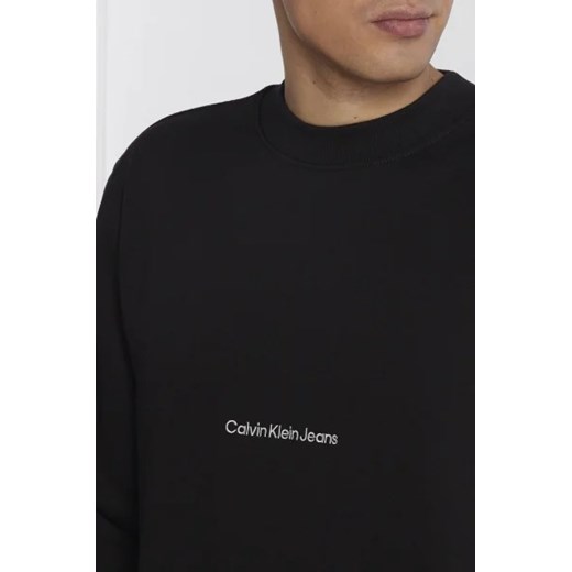 CALVIN KLEIN JEANS Bluza INSTITUTIONAL CREW NECK | Relaxed fit M Gomez Fashion Store