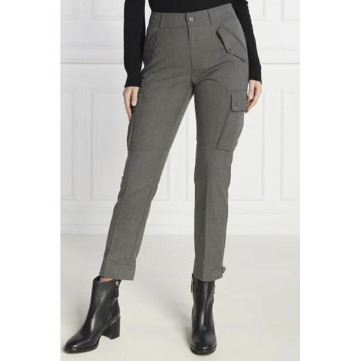 Ralph Lauren spodnie damskie wełniane 