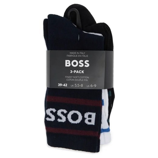 BOSS Skarpety 3-pack 43-46 wyprzedaż Gomez Fashion Store