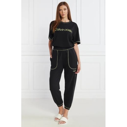 Spodnie damskie Calvin Klein Underwear bawełniane