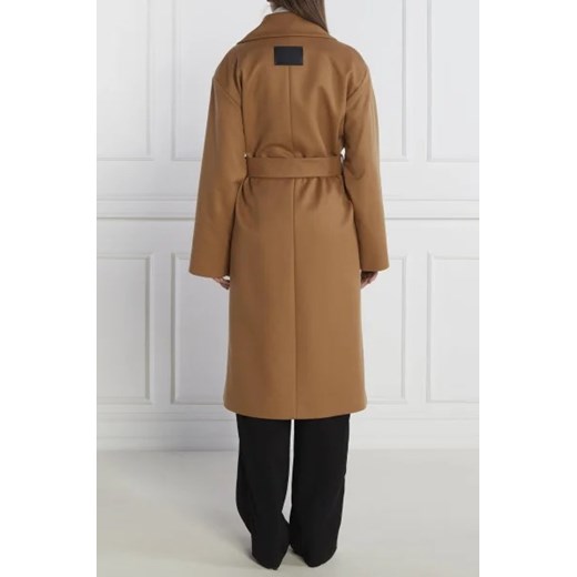 HUGO Wełniany płaszcz Mabellina | z dodatkiem kaszmiru 36 Gomez Fashion Store