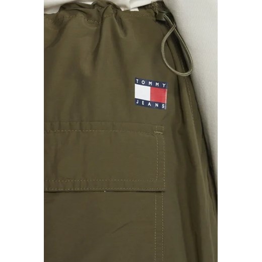 Spodnie damskie Tommy Jeans zielone 