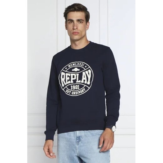 Replay Bluza | Regular Fit Replay XL promocja Gomez Fashion Store