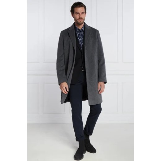 BOSS BLACK Wełniany płaszcz H-Hyde-C-224 54 okazyjna cena Gomez Fashion Store