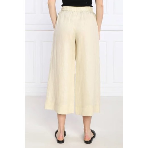 Spodnie damskie Max Mara z lnu