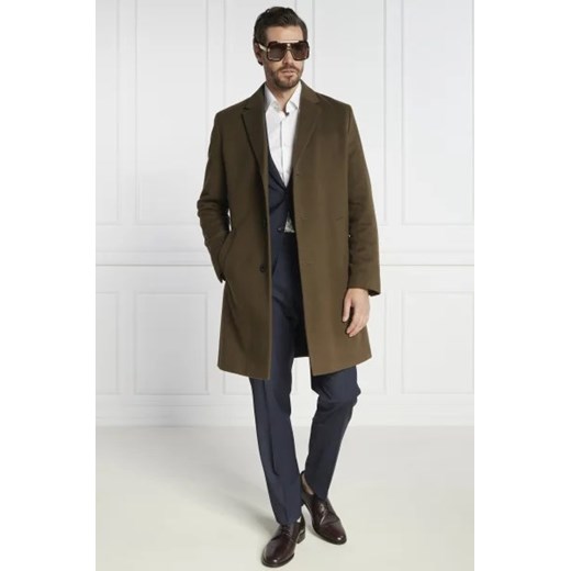 BOSS BLACK Wełniany płaszcz H-Hyde-C-224 52 Gomez Fashion Store okazja