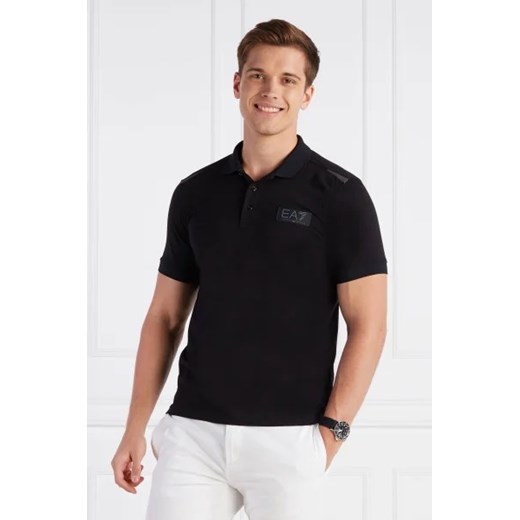 T-shirt męski Emporio Armani czarny z krótkim rękawem