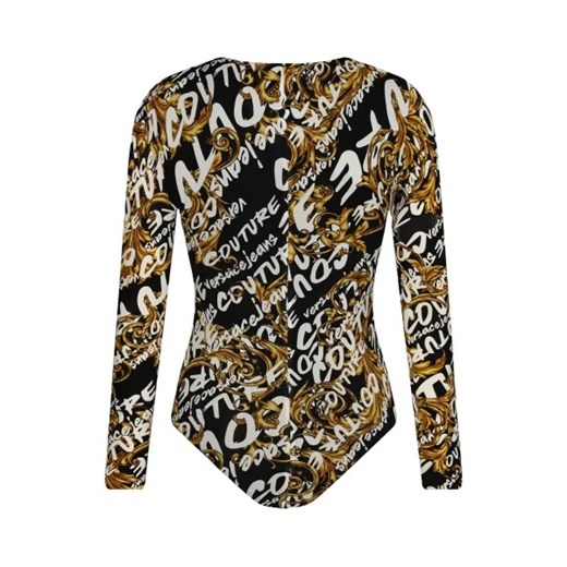 Bluzka damska Versace Jeans casual w abstrakcyjnym wzorze