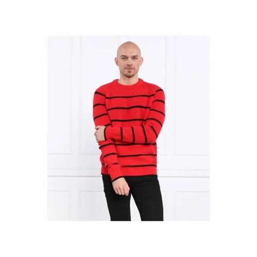 HUGO Wełniany Sweter Stom | Regular Fit | XL promocyjna cena Gomez Fashion Store