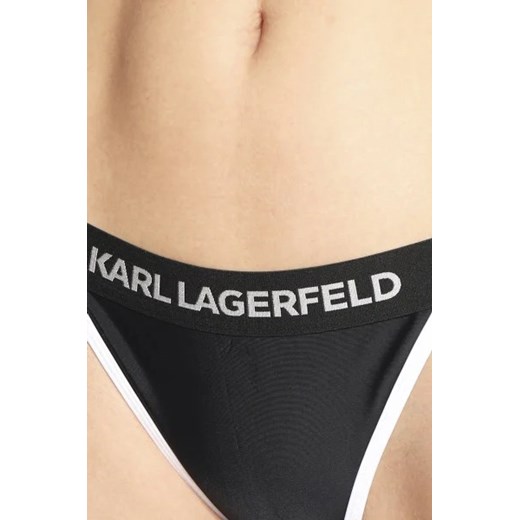 Karl Lagerfeld Dół od bikini w/ logo elastic Karl Lagerfeld XL okazyjna cena Gomez Fashion Store