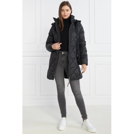 Tommy Hilfiger Puchowy płaszcz ELEVATED BELTED Tommy Hilfiger S wyprzedaż Gomez Fashion Store