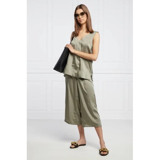 DKNY Spodnie | Cropped Fit L wyprzedaż Gomez Fashion Store