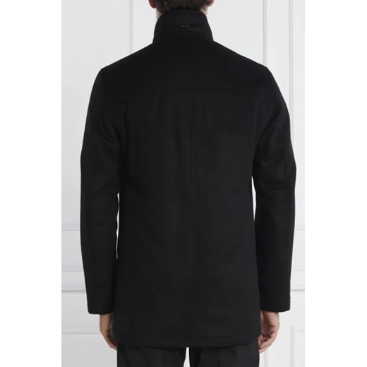 BOSS Wełniany płaszcz H-Coxtan | z dodatkiem kaszmiru 58 Gomez Fashion Store