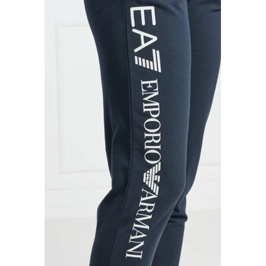Granatowe spodnie damskie Emporio Armani sportowe