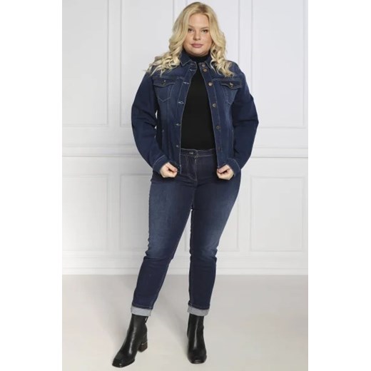 Persona by Marina Rinaldi Kurtka jeansowa CAROLA Plus size | Regular Fit Persona By Marina Rinaldi 40 Gomez Fashion Store promocja
