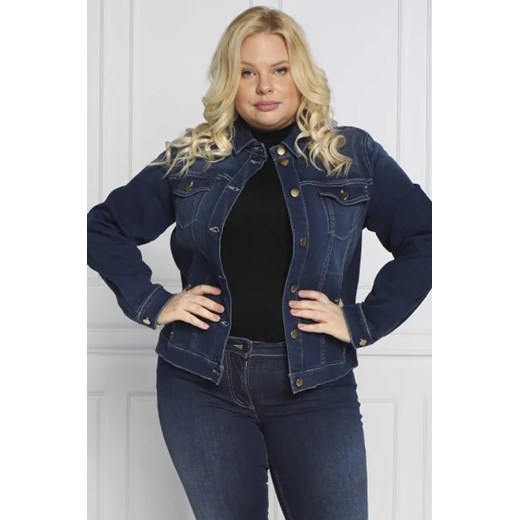 Persona by Marina Rinaldi Kurtka jeansowa CAROLA Plus size | Regular Fit Persona By Marina Rinaldi 42 Gomez Fashion Store okazja