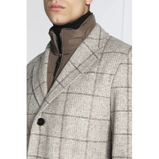 BOSS BLACK Płaszcz H-Hyde-J-Bib-224 | z dodatkiem wełny 56 okazja Gomez Fashion Store