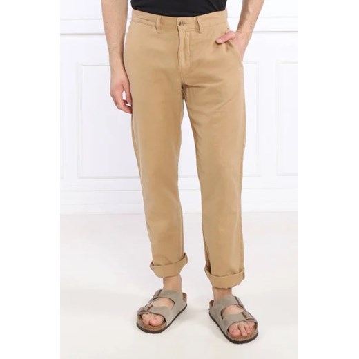 POLO RALPH LAUREN Lniane spodnie | Straight fit Polo Ralph Lauren 32/32 Gomez Fashion Store wyprzedaż