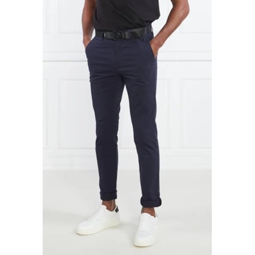 Calvin Klein Spodnie chino + pasek MODERN TWILL | Slim Fit Calvin Klein 33/34 Gomez Fashion Store