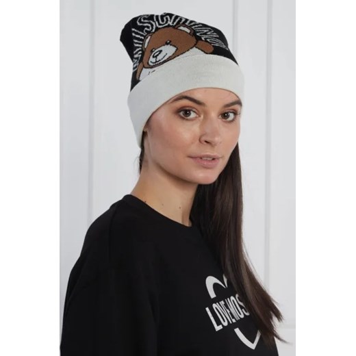 Moschino Czapka | z dodatkiem wełny Moschino Uniwersalny Gomez Fashion Store wyprzedaż