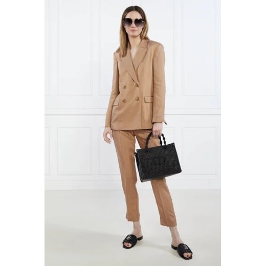 Liu Jo Spodnie | Regular Fit | z dodatkiem lnu Liu Jo 38 Gomez Fashion Store promocja