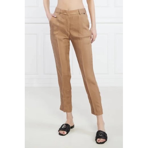 Liu Jo Spodnie | Regular Fit | z dodatkiem lnu Liu Jo 36 okazja Gomez Fashion Store