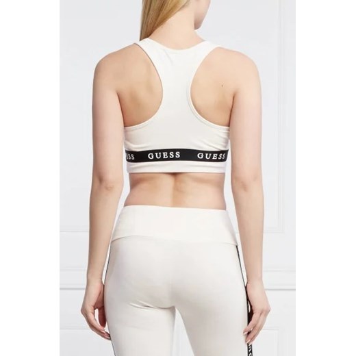 Bluzka damska Guess biała casual z napisami