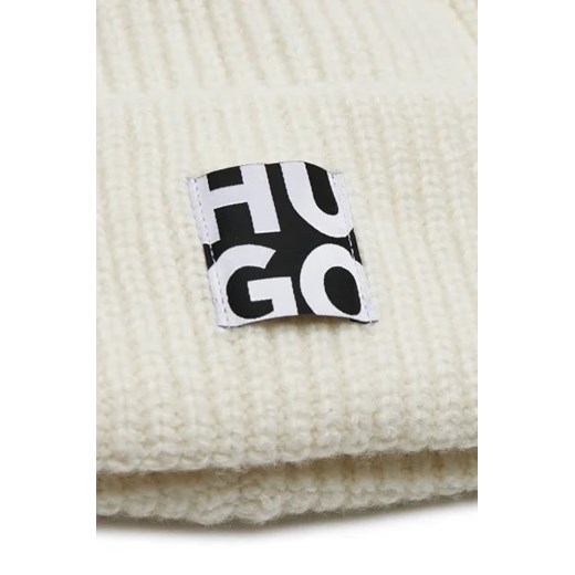 HUGO Czapka Women-X 692 | z dodatkiem wełny i kaszmiru Uniwersalny Gomez Fashion Store