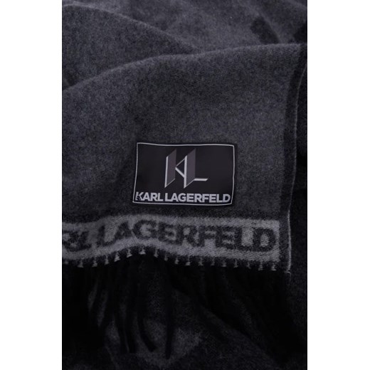 Karl Lagerfeld Wełniany koc K/Monogram Karl Lagerfeld Uniwersalny okazyjna cena Gomez Fashion Store