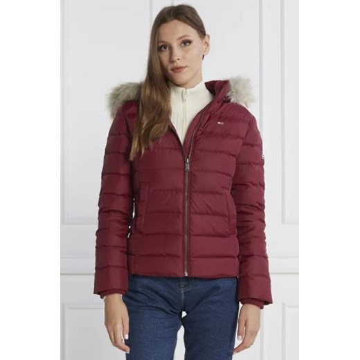 Kurtka damska Tommy Jeans casual czerwona krótka