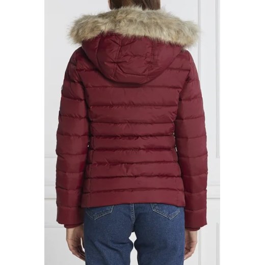 Tommy Jeans kurtka damska z kapturem casual z poliestru krótka