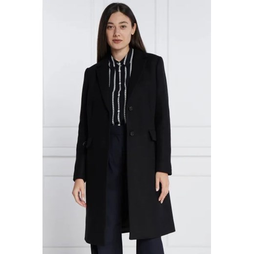 Tommy Hilfiger Wełniany płaszcz | z dodatkiem kaszmiru Tommy Hilfiger 46 Gomez Fashion Store promocja