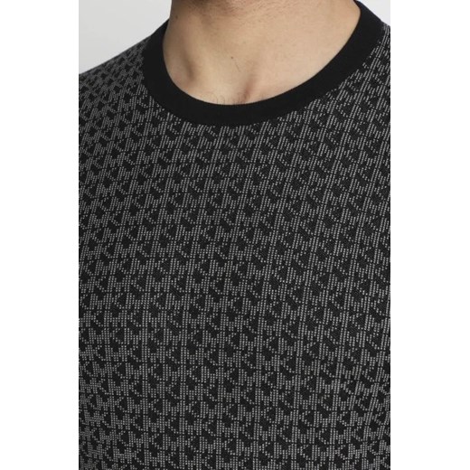 Michael Kors Sweter MICRO SIGNATURE | Slim Fit Michael Kors S Gomez Fashion Store