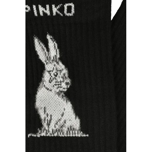 Skarpetki damskie czarne Pinko z bawełny