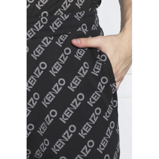 Kenzo Spodnie dresowe MONOGRAM | Regular Fit Kenzo S Gomez Fashion Store wyprzedaż