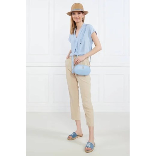 Marella SPORT Spodnie | Regular Fit | z dodatkiem jedwabiu 42 Gomez Fashion Store
