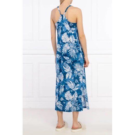 Sukienka Ralph Lauren maxi bawełniana z dekoltem w literę v na wiosnę 