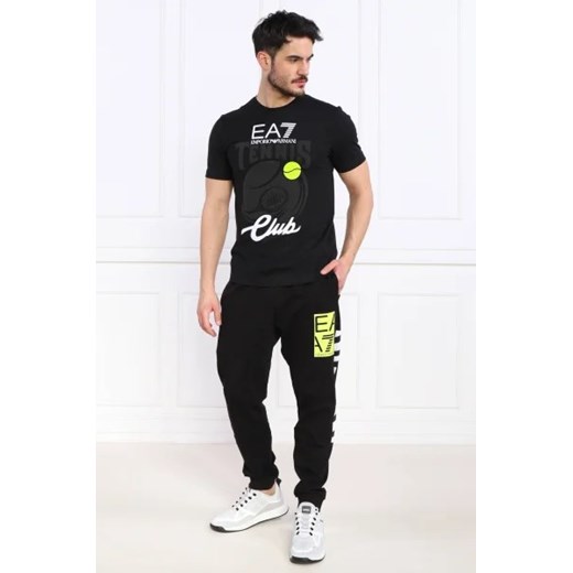 EA7 Spodnie dresowe | Regular Fit M okazyjna cena Gomez Fashion Store