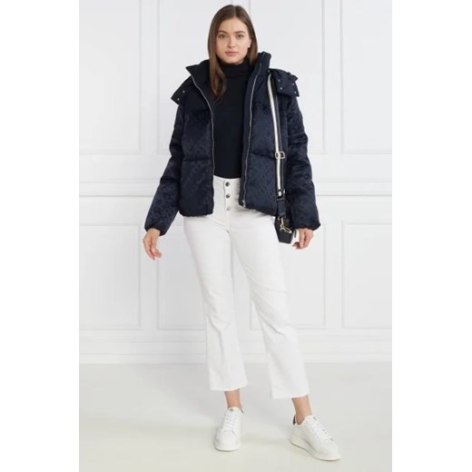 Tommy Hilfiger kurtka damska krótka czarna z kapturem