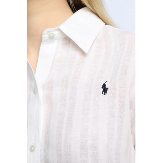 Sukienka Polo Ralph Lauren bawełniana casual z długimi rękawami