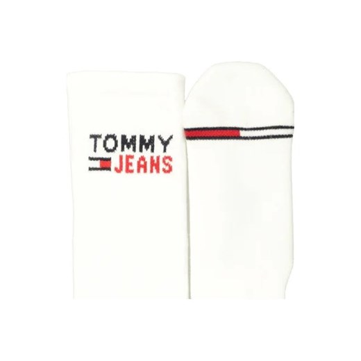 Skarpetki damskie Tommy Jeans białe z poliamidu