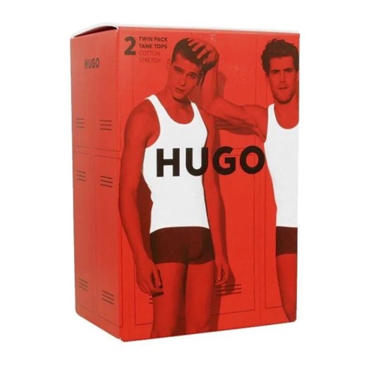 Hugo Bodywear Tank top 2-pack TWIN PACK | Slim Fit M okazyjna cena Gomez Fashion Store