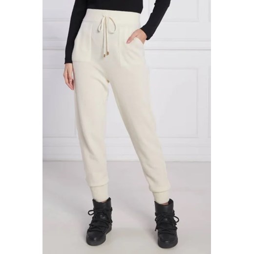 TWINSET Wełniane spodnie dresowe | Regular Fit | z dodatkiem kaszmiru Twinset XL Gomez Fashion Store wyprzedaż