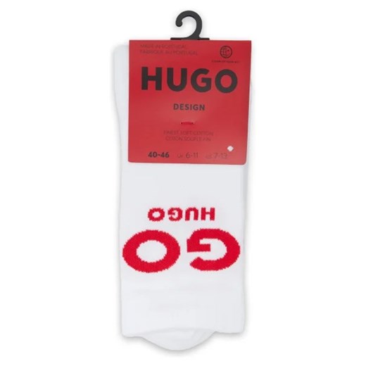 Hugo Bodywear Skarpety QS RIB SLOGAN CC 40-46 Gomez Fashion Store okazja