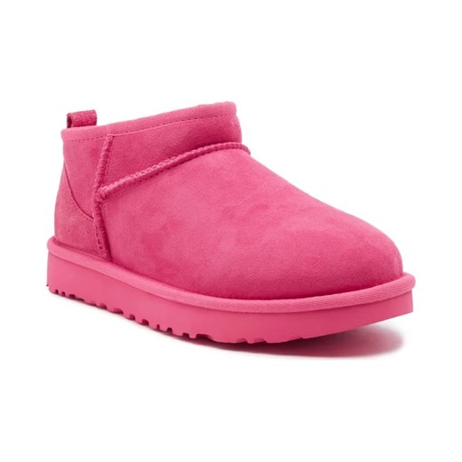 UGG Skórzane śniegowce CLASSIC ultra mini | z dodatkiem wełny 38 Gomez Fashion Store