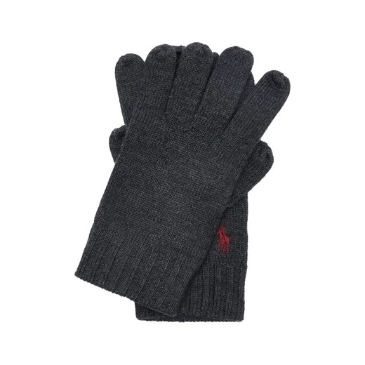 POLO RALPH LAUREN Wełniane rękawiczki Polo Ralph Lauren OS okazyjna cena Gomez Fashion Store