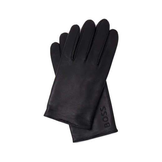 BOSS ORANGE Skórzane rękawiczki XL promocja Gomez Fashion Store