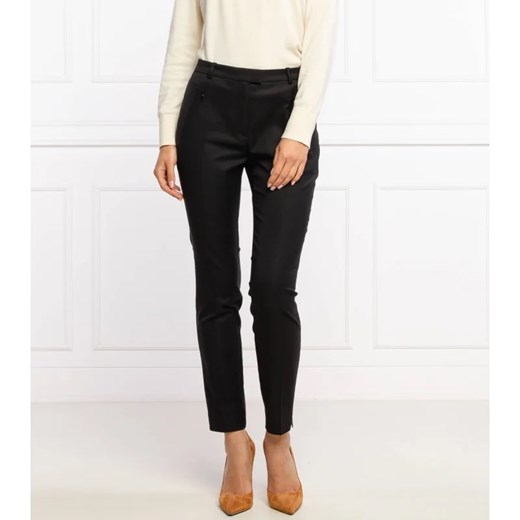 BOSS BLACK Spodnie ANAITA | Slim Fit ze sklepu Gomez Fashion Store w kategorii Spodnie damskie - zdjęcie 164318318